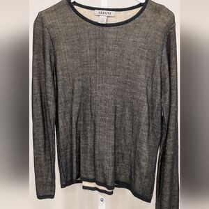 Sheer Black Lightweight Vintage Alfani Sweater